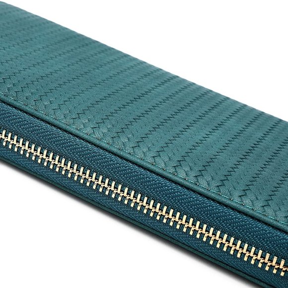 Women Soft Vegan leather Wallet RFID Blocking Phone Wristlet Clutch Card Holder - Picture 4 of 5